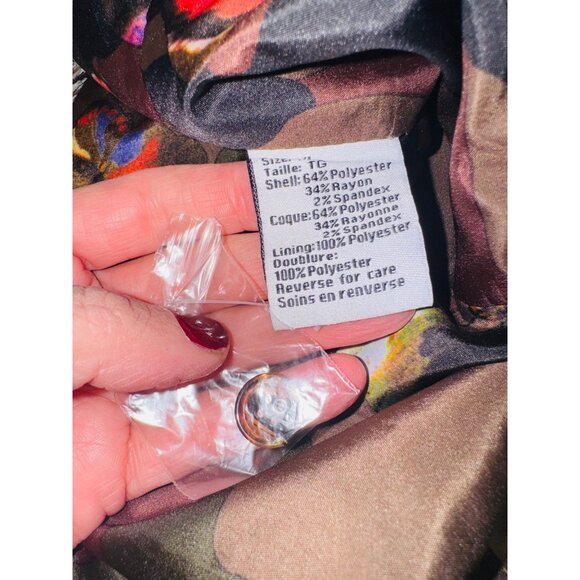 NWOT Paisley & Gray Eaton 5 Button Vest Skinny Fit Size XL Herringbone Moth Camo - Picture 5 of 8